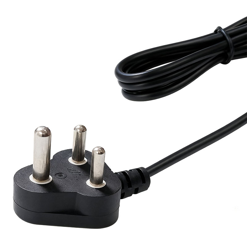South Africa Standard 16A 250V 3 Pin Plug Mga Electrical Power Cord