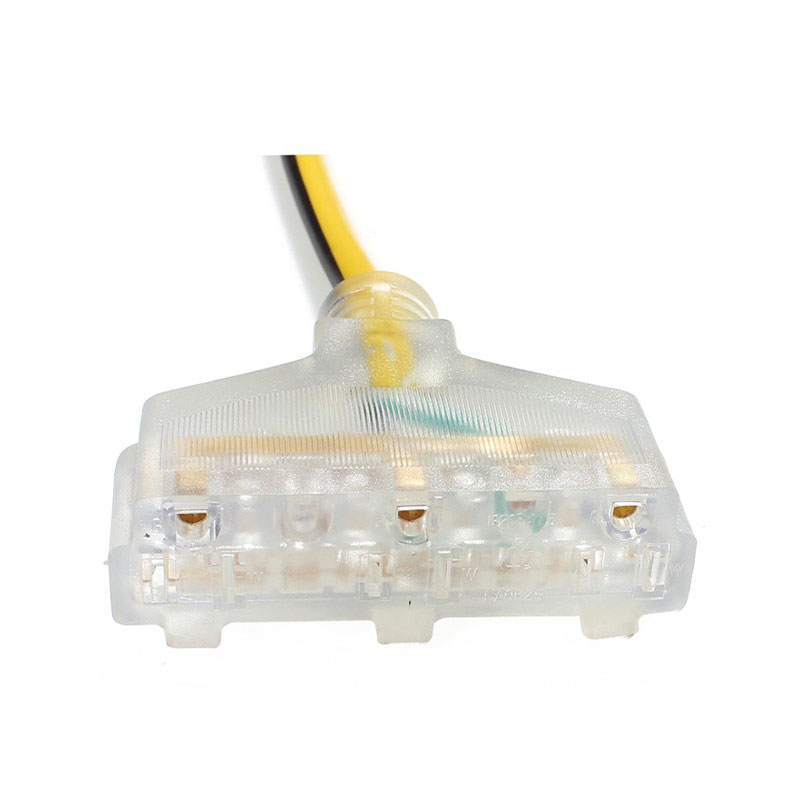Heavy-Duty Multi-Outlet Transparent Connectors Extension Cords FP-676,FP-682