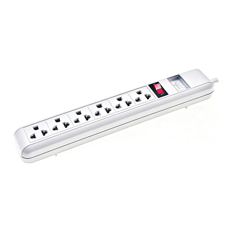 US Standard Power Strip na May Maramihang Outlet At Rocker Switch