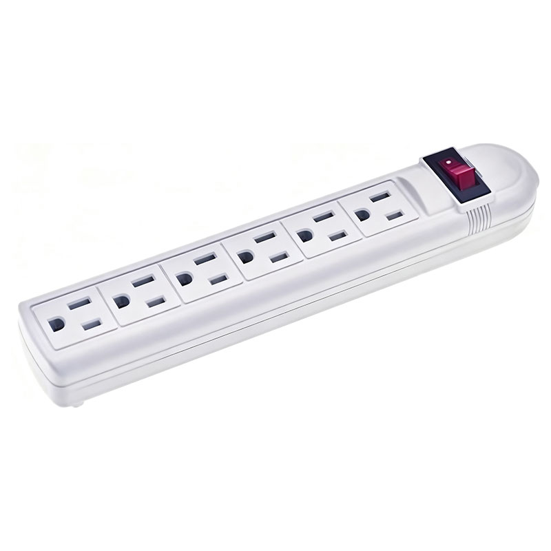 US Standard Power Strip na May Maramihang Outlet At Rocker Switch