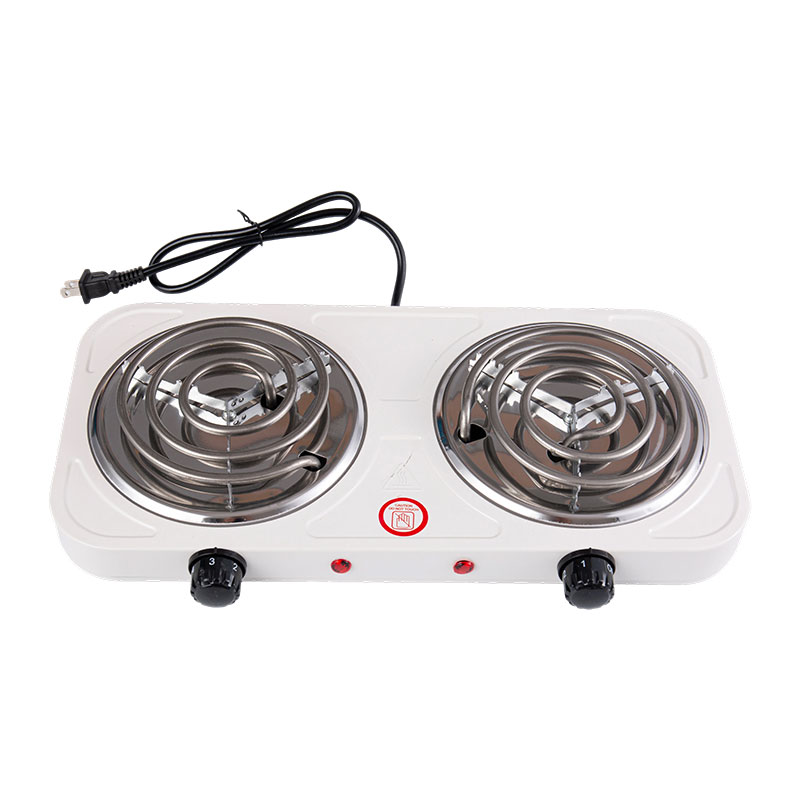 Stainless Steel Spiral Electric Hot Plate na may Single o Double Burner