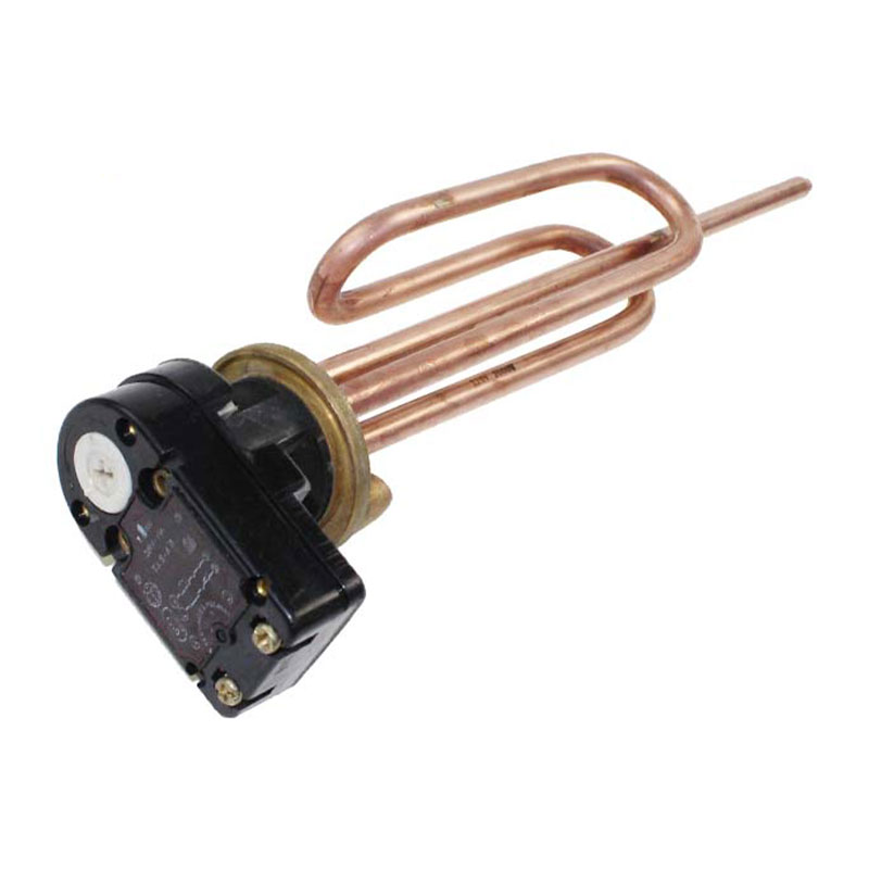 FP-559 Nickel Plated Copper Tube Water Heating Element na may Adjustable Thermostat